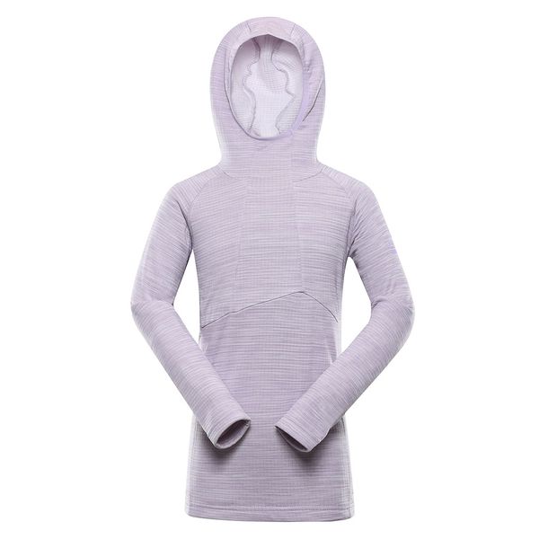 ALPINE PRO Children's quick-drying sweatshirt ALPINE PRO GORFO pastel lilac