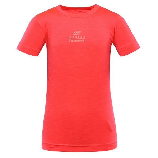 ALPINE PRO Children's quick-drying T-shirt ALPINE PRO BASIKO diva pink