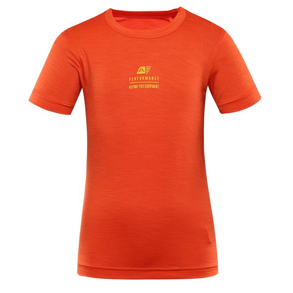 ALPINE PRO Children's quick-drying T-shirt ALPINE PRO BASIKO spicy orange