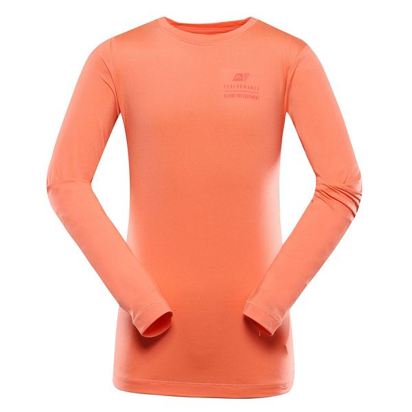 ALPINE PRO Children's quick-drying T-shirt ALPINE PRO LOUSO fresh salmon