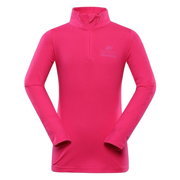 ALPINE PRO Children's quick-drying T-shirt ALPINE PRO STANSO pink glo