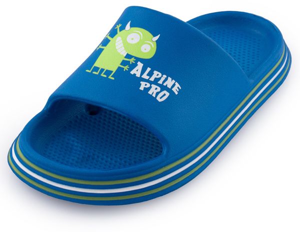 ALPINE PRO Children's shoes summer ALPINE PRO LARINO electric blue lemonade