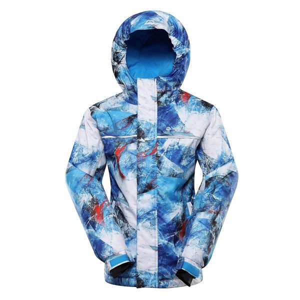 ALPINE PRO Children's ski jacket with ptx snow membrane ALPINE PRO KIWERO blue aster variant pb