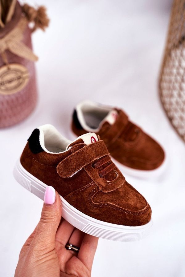 Kesi Children's Sneakers Brown Trelmo