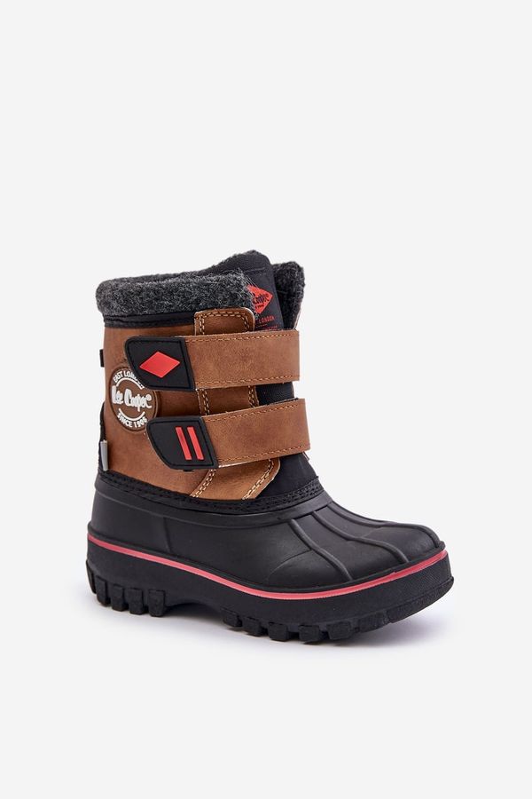 Kesi Children's snow boots with Velcro Lee Cooper Camel