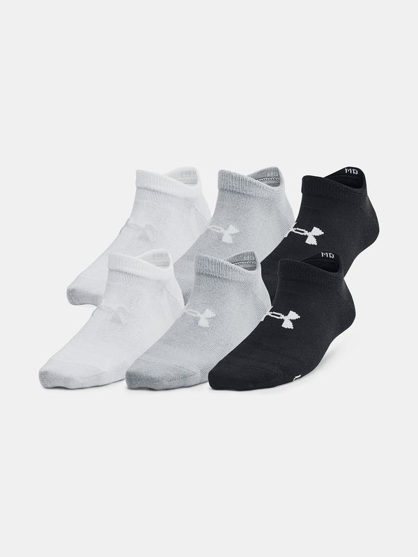 Under Armour Children's socks Under Armour UA Yth Essential No Show 6pk-BLK - unisex