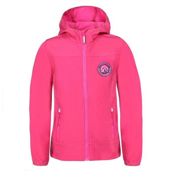 ALPINE PRO Children's softshell jacket ALPINE PRO OMANO cabaret