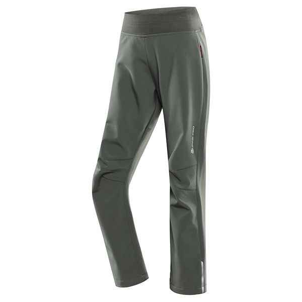 ALPINE PRO Children's softshell pants ALPINE PRO ZORTO petrol