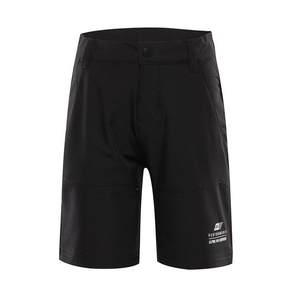 ALPINE PRO Children's softshell shorts ALPINE PRO BAKO black