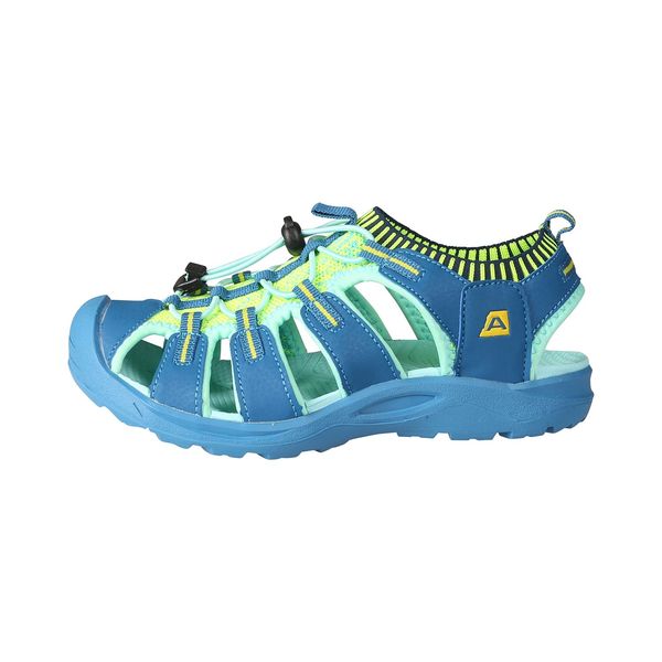 ALPINE PRO Children's summer shoes ALPINE PRO MERBO electric blue lemonade