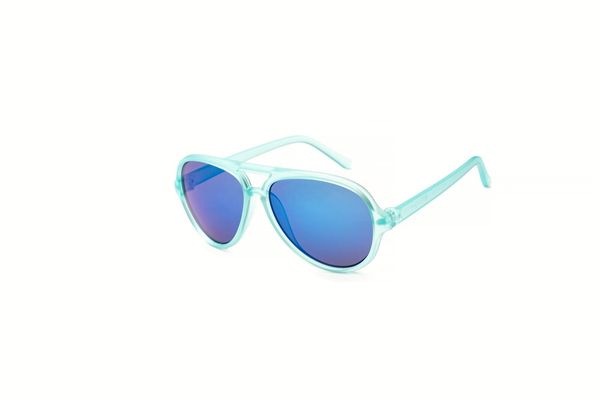 WAYE Children's sunglasses WAYE KIDS - Matt Blue Transparent Smoke