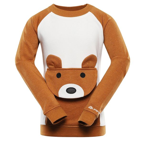 ALPINE PRO Children's sweatshirt ALPINE PRO KOLRO meerkat variant pb