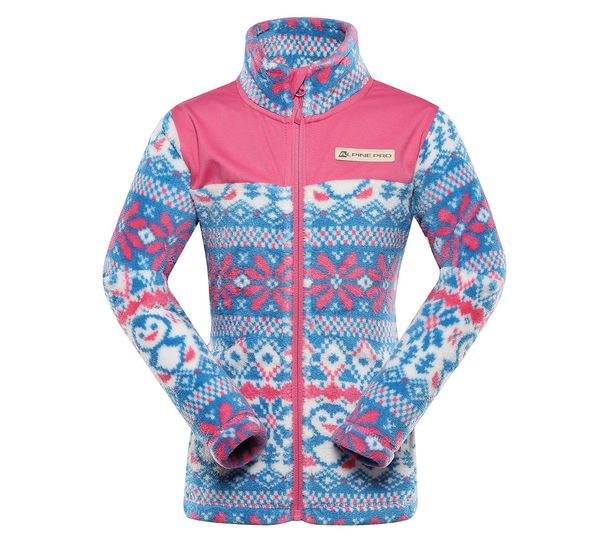 ALPINE PRO Children's sweatshirt supratherm ALPINE PRO EFLINO pink cosmos variant pd