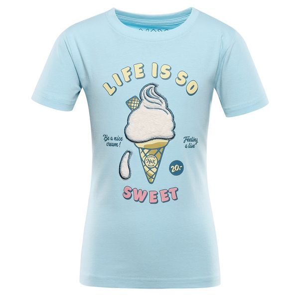 NAX Children's T-shirt nax NAX LORETO crystal blue