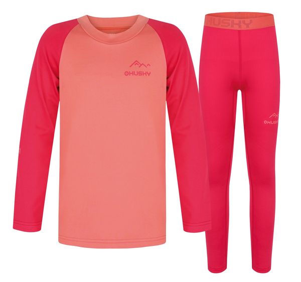 HUSKY Children's thermal underwear Active winter HUSKY Tombo light orange/pink