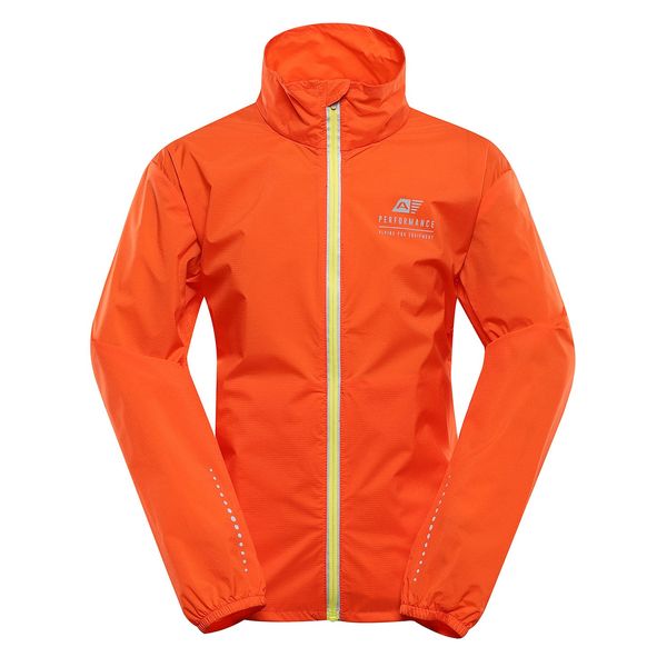 ALPINE PRO Children's ultralight jacket with dwr finish ALPINE PRO SPINO spicy orange