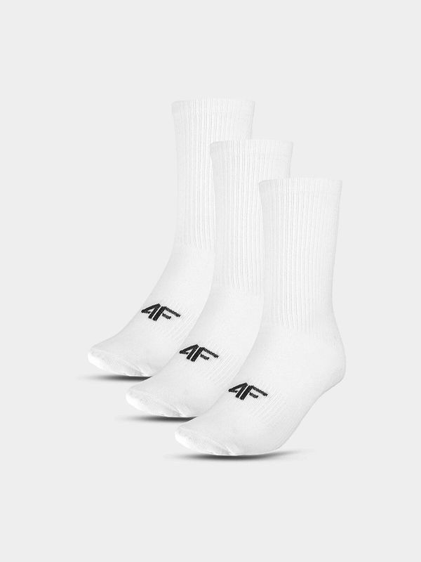 4F Children's Unisex Socks 4F (3pack) - White