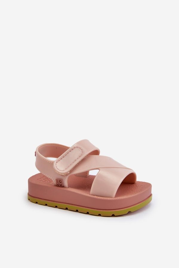 Kesi Children's Velcro Sandals Scented ZAXY Light Pink