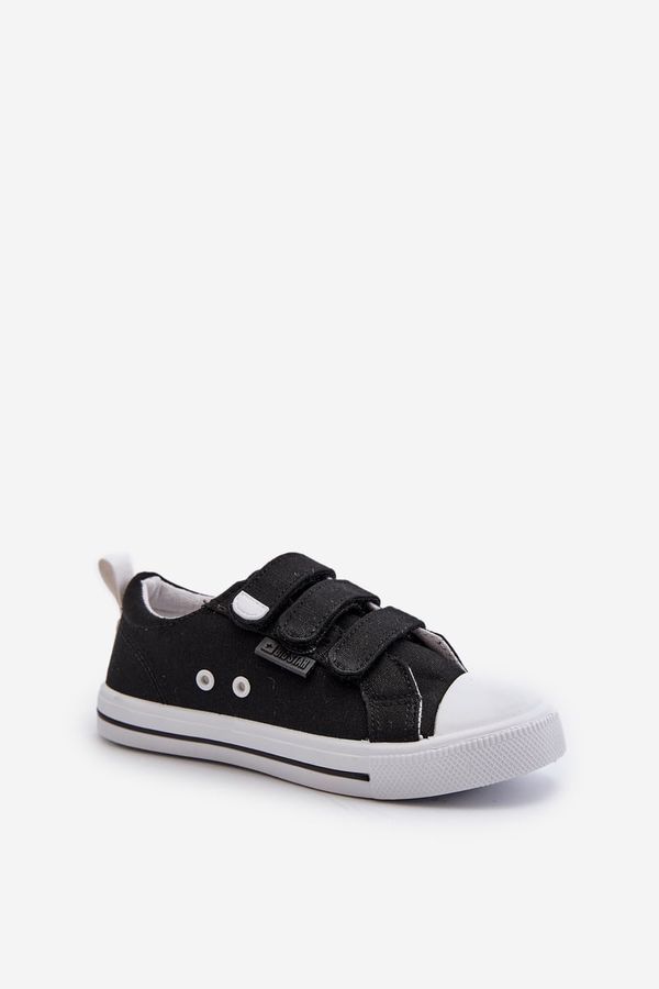 BIG STAR SHOES Children's Velcro Sneakers Big Star Black