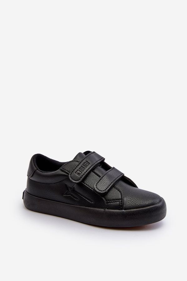 BIG STAR SHOES Children's Velcro Sneakers Big Star Black