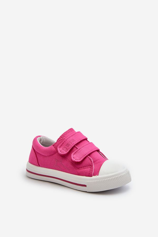 BIG STAR SHOES Children's Velcro Sneakers Big Star Fuchsia