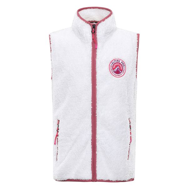 ALPINE PRO Children's vest supratherm ALPINE PRO OKARO white