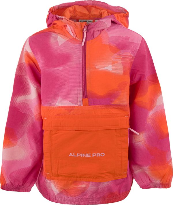 ALPINE PRO Children's water-repellent jacket ALPINE PRO GOZERO carmine rose