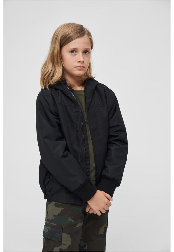 Brandit Children's windbreaker with front zipper black