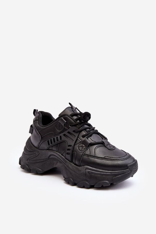 Kesi Chunky Women's Sports Shoes Sneakers Black Toderus