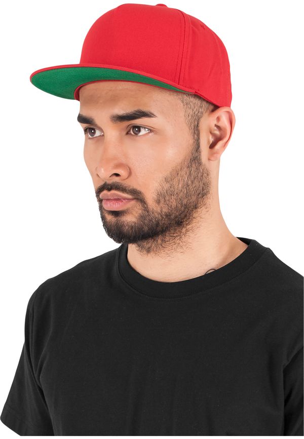 Flexfit Classic 5 Panel Snapback Red