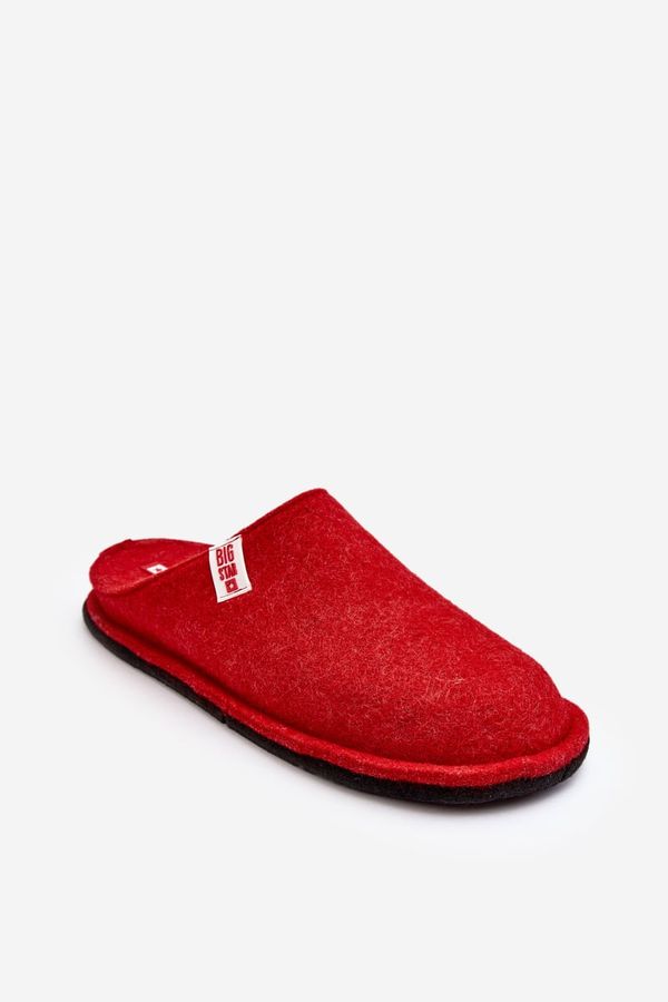 BIG STAR SHOES Classic Women's Big Star Red Slippers