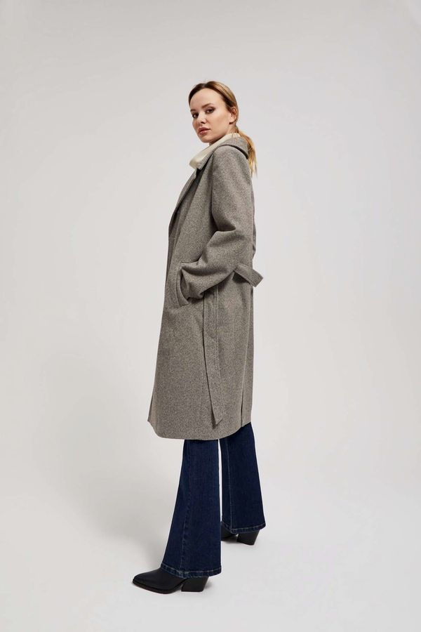 Moodo Coat with belt