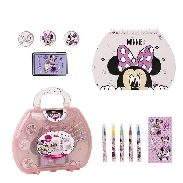 MINNIE COLOURING STATIONERY SET BRIEFCASE MINNIE