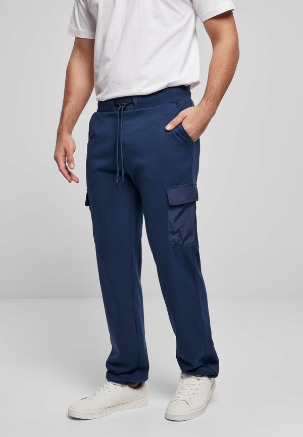 Urban Classics Commuter sweatpants dark blue