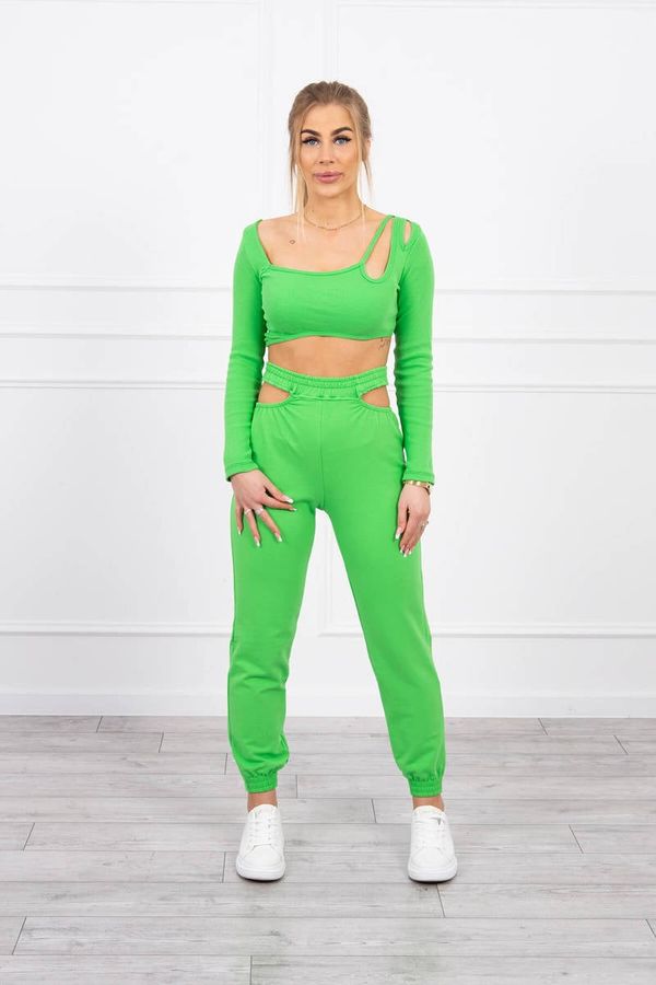 Kesi Complete with top blouse green neon