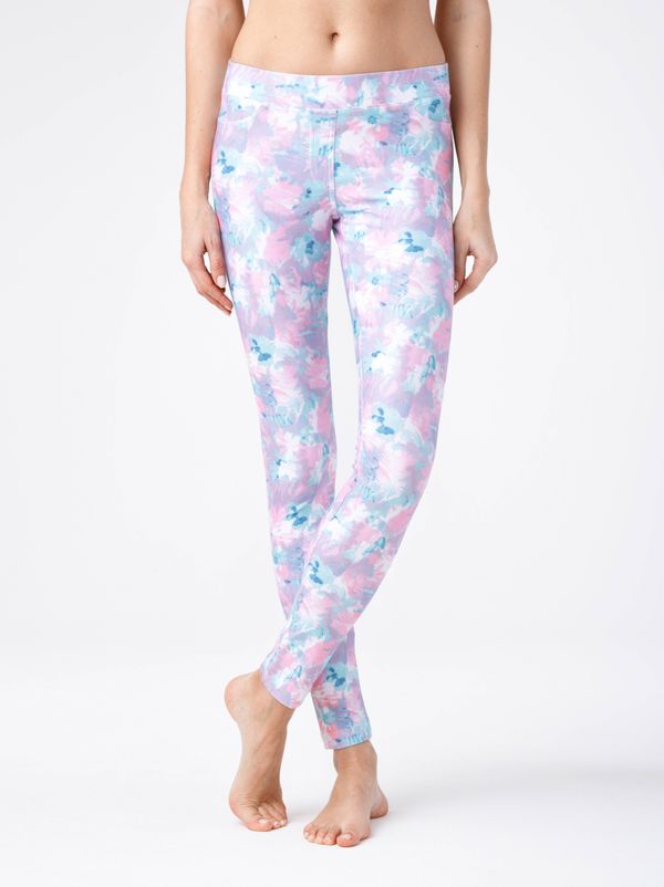 Conte Conte Woman's Leggings Pink-White