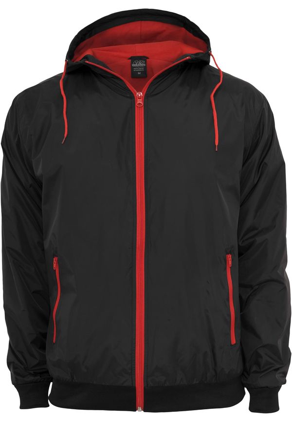 Urban Classics Contrast Windrunner blk/red