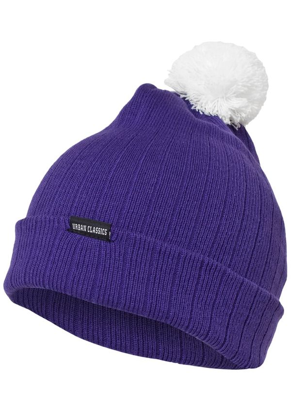 Urban Classics Accessoires Contrasting Bobble Pur/wht beanie