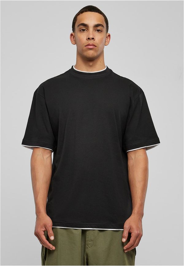 Urban Classics Contrasting high shirt blk/wht