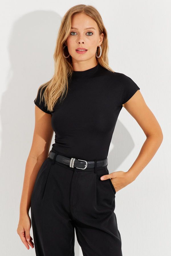 Cool & Sexy Cool & Sexy Women's Black Diving Blouse