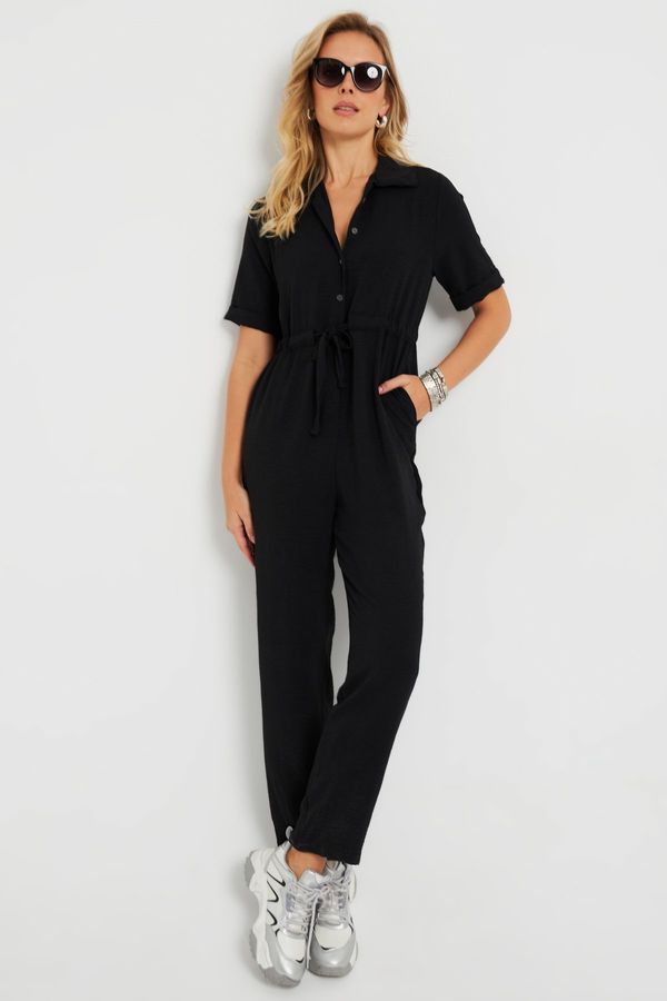 Cool & Sexy Cool & Sexy Women's Jumpsuit Black Q985