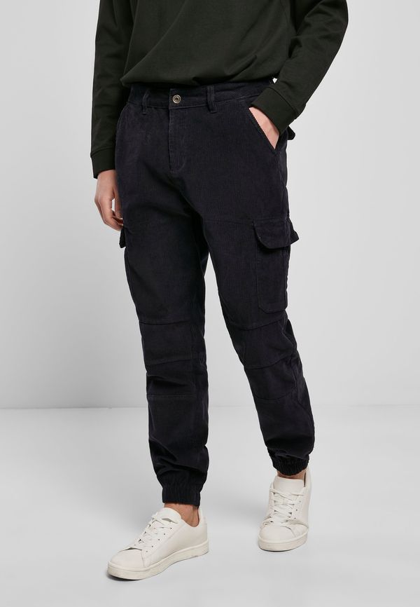 Urban Classics Corduroy Cargo Jogging Pants Midnight Swimsuit