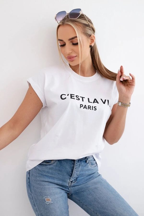 Kesi Cotton blouse C'est La Vie Paris white