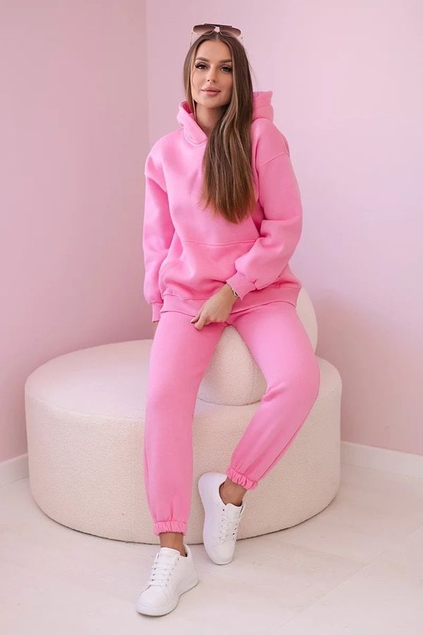 Kesi Cotton set with a light pink print