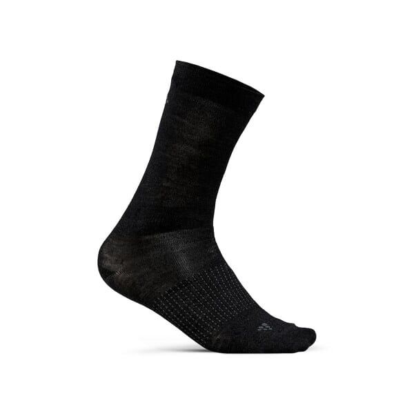 Craft Craft Wool Liner 2-Pack Black 37/39 Socks