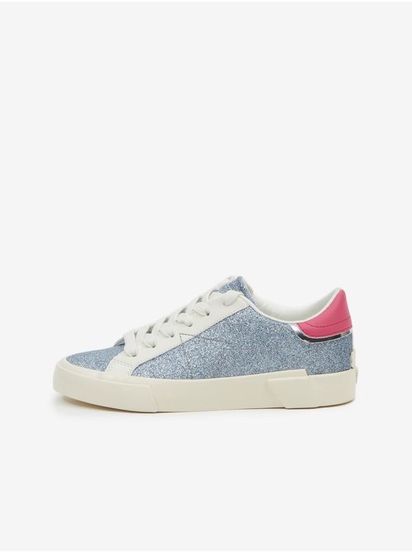 Guess Cream-Blue Guess Wayne Womens Sneakers - Women