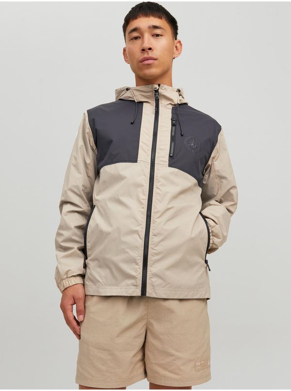 Jack & Jones Cream Men's Lightweight Hooded Jack & Jones Filo - Men