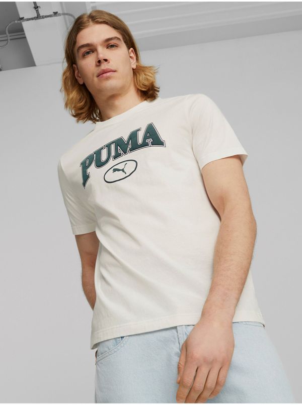 Puma Cream Men's T-Shirt Puma Squad - Men