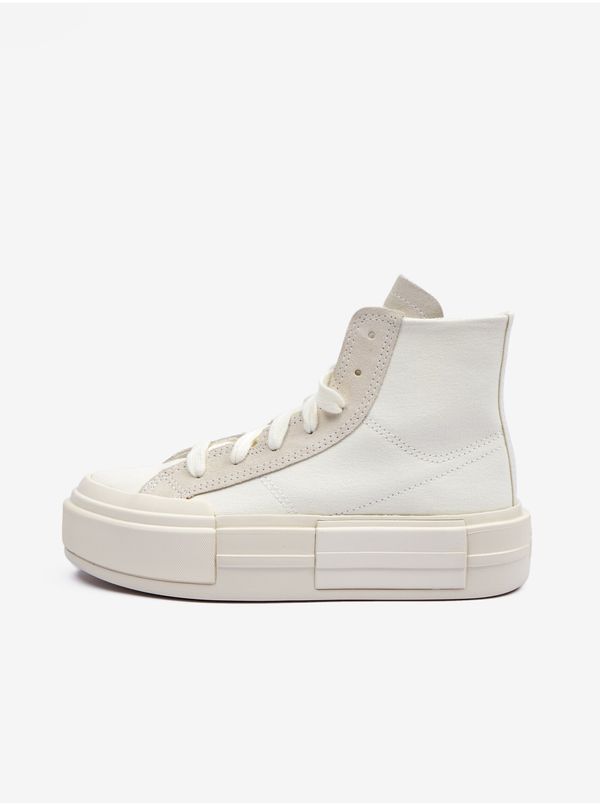 Converse Cream Women's Ankle Sneakers on the Converse Chuck Taylor Platform - Men