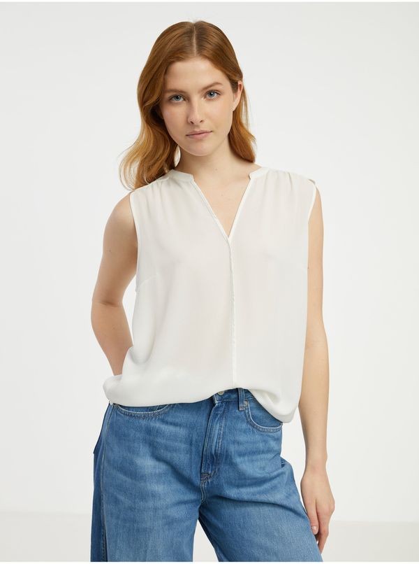 CAMAIEU Cream women's blouse CAMAIEU - Women's